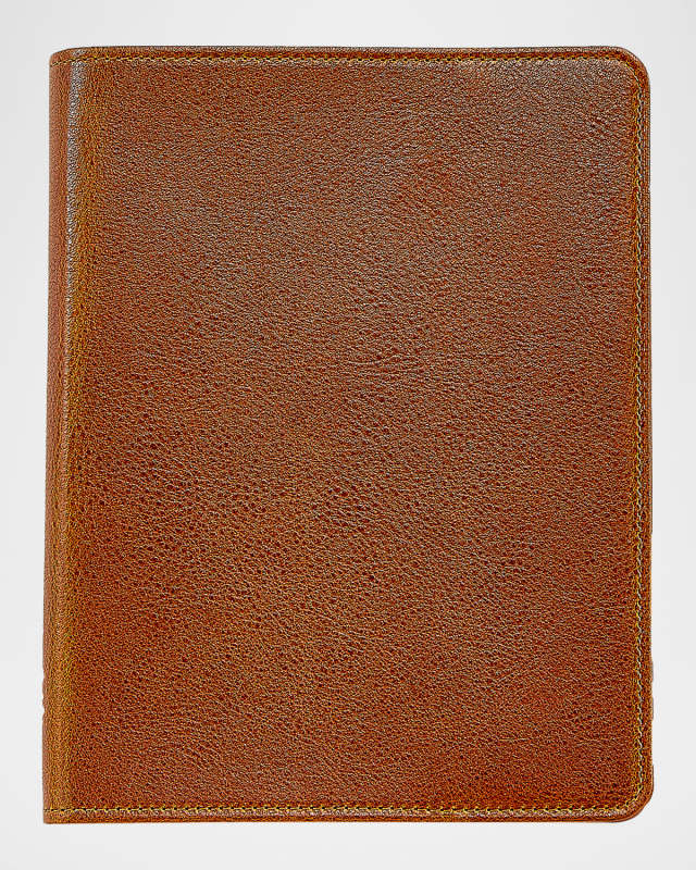 9" Refillable Leather Notebook